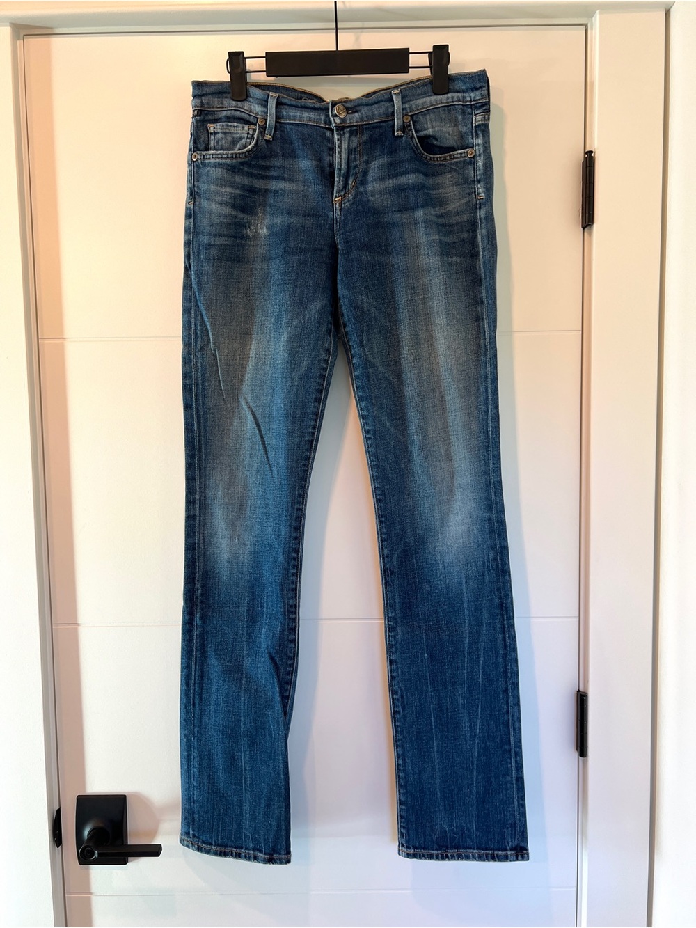 Citizens Of Humanity Vintage 90s Low Rise Straight Leg Dark Jeans, 29